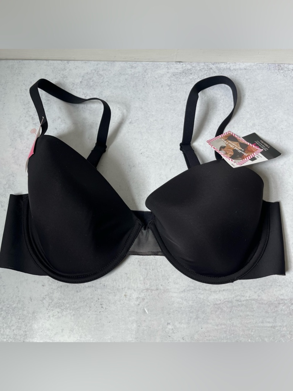 Maidenform T-Shirt Bra 36D Black NEW
